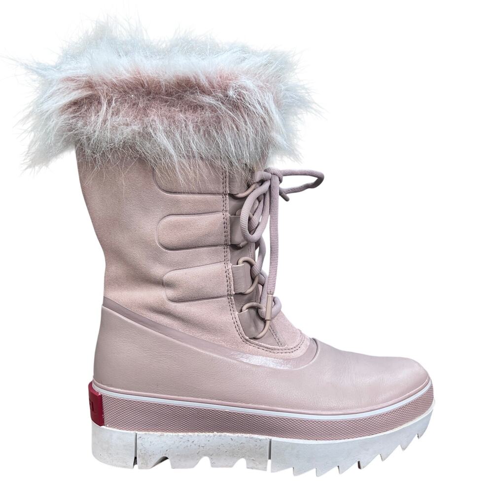Sorel Women’s Joan Of Arctic Next Faux Fur Pink Winter Boot Size US 7.5